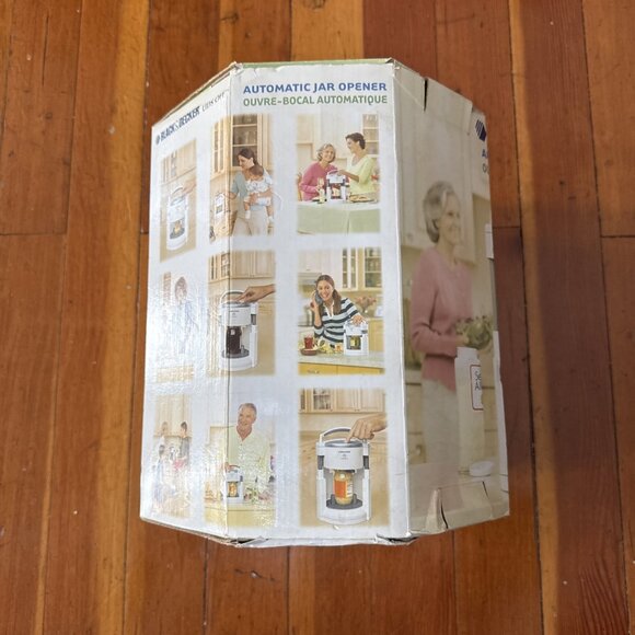 Black & Decker Lids Off Automatic Electric Jar Opener JW200 Open Box Tested NOS - Picture 6 of 7